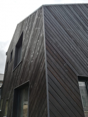 PermaChar® Dusk timber cladding