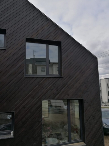 PermaChar® Dusk timber cladding