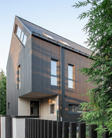Permachar charred timber cladding