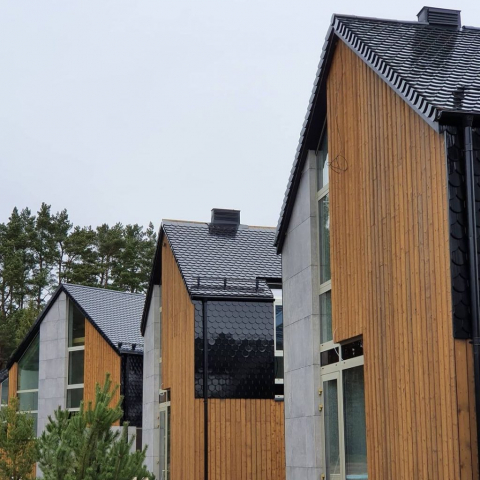 Permachar charred timber cladding