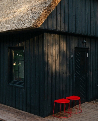 Permachar charred timber cladding