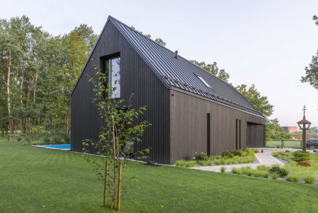 Permachar charred timber cladding