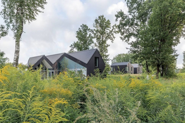 Permachar charred timber cladding