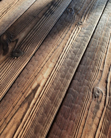 Permachar charred timber cladding