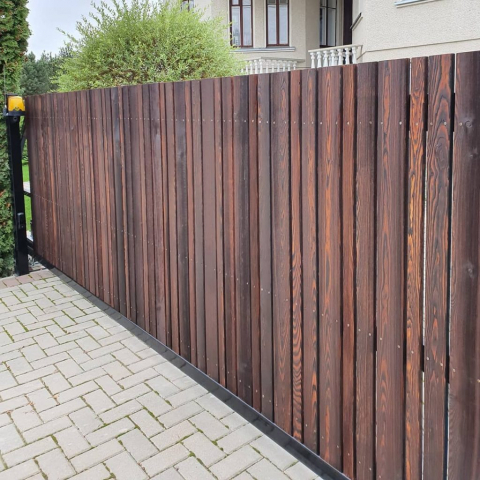 Permachar charred timber cladding