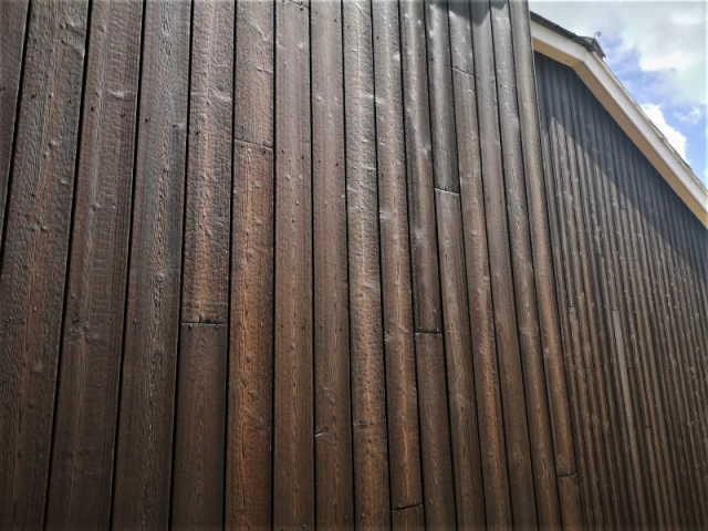 Permachar Charred Timber Cladding