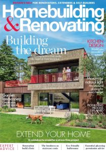 Homebuilding and Renovating Mag – Front Cover Charred timber cladding on Homebuilding and Renovating Magazine Front Cover