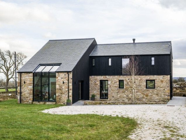 Permachar charred timber cladding